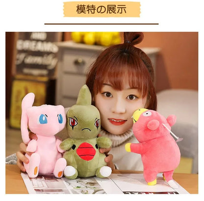 Pikachu Pokemon Plush Doll Charmander Bulbasaur Squirtle Psyduck Eevee Plush Soft Stuffed Animals Peluche Plushie Toy Gifts