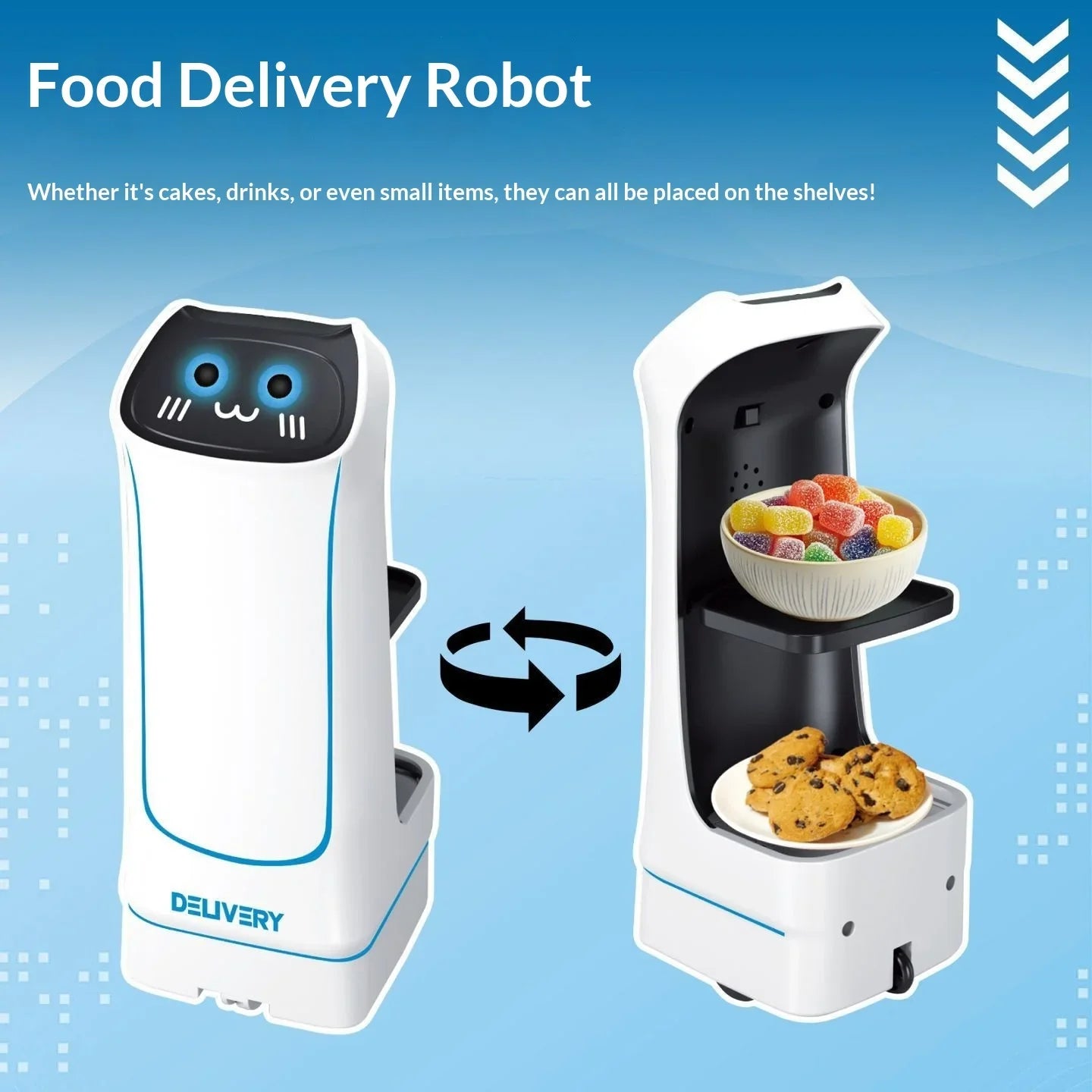 Robot de livraison de nourriture à distance (capsule de transport de boissons et de collations) : un jouet interactif parent-enfant pour enfants qui sert également
