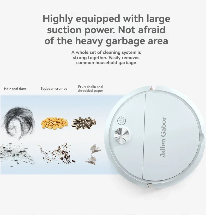 Mini smart sweeping robot 3-in-1, lazy cleaning machine, professional home cleaning equipment