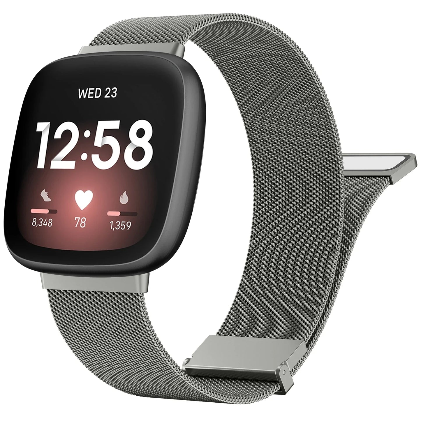 Metal Magnetic Strap For Fitbit Versa 3 4 Watchband Bracelet Wristband For Fitbit Versa Sense/sense 2 Milanese Replacement Strap