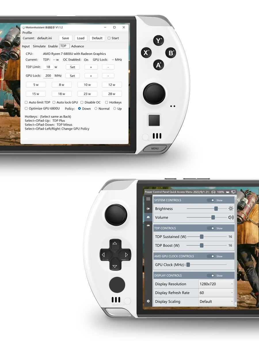 GPD 2025 WIN 4 32 Go de RAM 1 To 2 To Disque Dur AMD 8840U HX370 Processeur Console de Jeu Portable Mini PC Écran Tactile