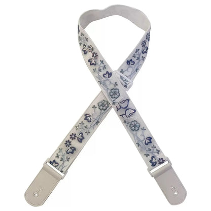 Sangle de guitare pour guitare électrique et acoustique, bandoulière réglable et résistante en dentelle, accessoires de guitare, sangle de guitariste