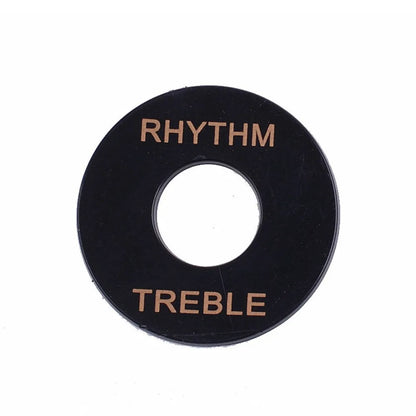 Anneau de commutation de sélection de rythme/treble, pour guitare Gibson Les Paul, interrupteur à trois vitesses, plaque de protection, anneau de sélection de couleurs