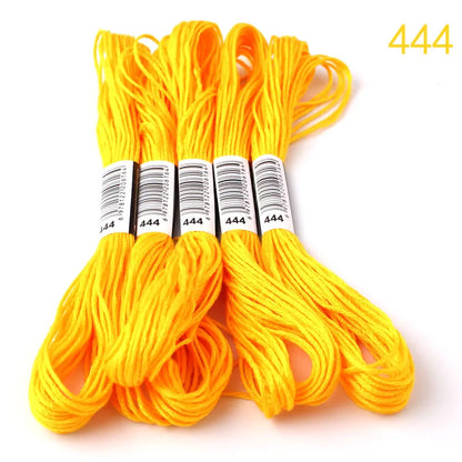 433---581--10 pcs cross-stitch  Embroidery Thread Floss Sewing Skeins Craft DIY Bracelet braided