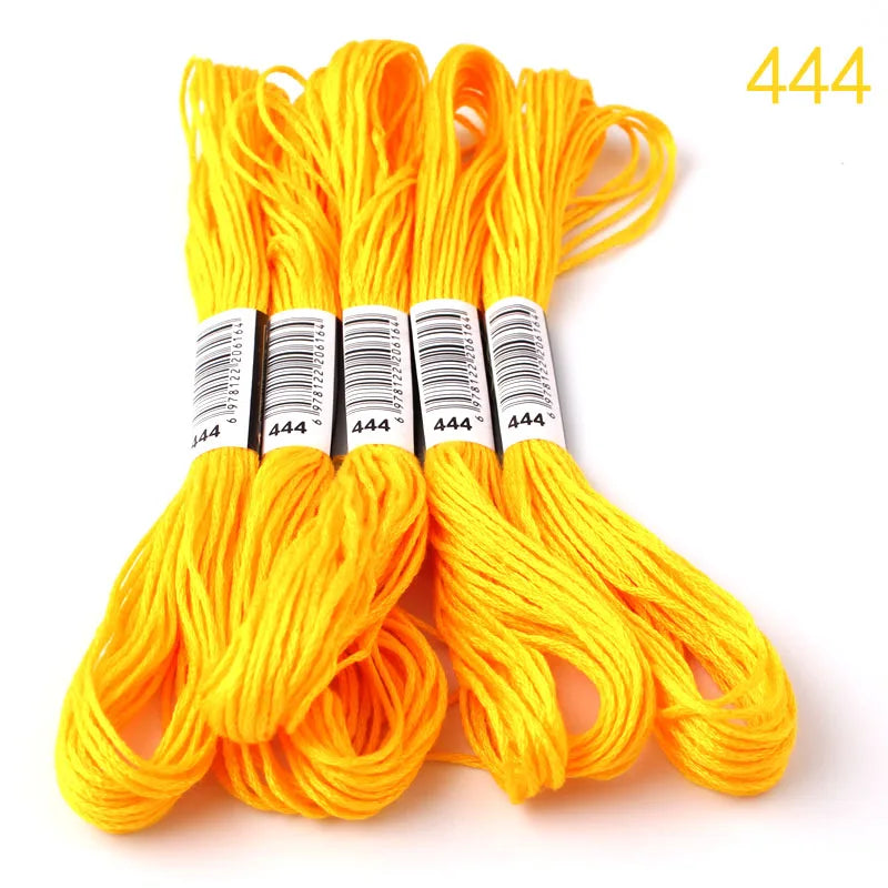 433---581--10 pcs cross-Stitchou  Embroidery Thread Floss Sewing Skeins Craft DIY Bracelet braided