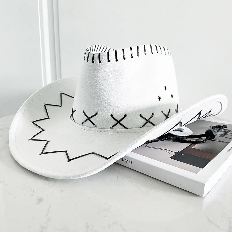 Chapeau de cowboy pour mariée, chapeau de cowgirl, accessoires de cowboy, chapeau de cowboy pour femme, NZM02