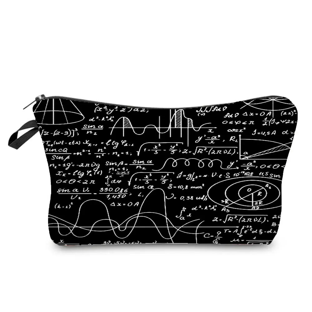 Sacs de rangement portables pour étudiant en sciences naturelles, poudres pour crayons, école, école, école, école, école, école, cadeaux du Nouvel An, mini sac de lavage