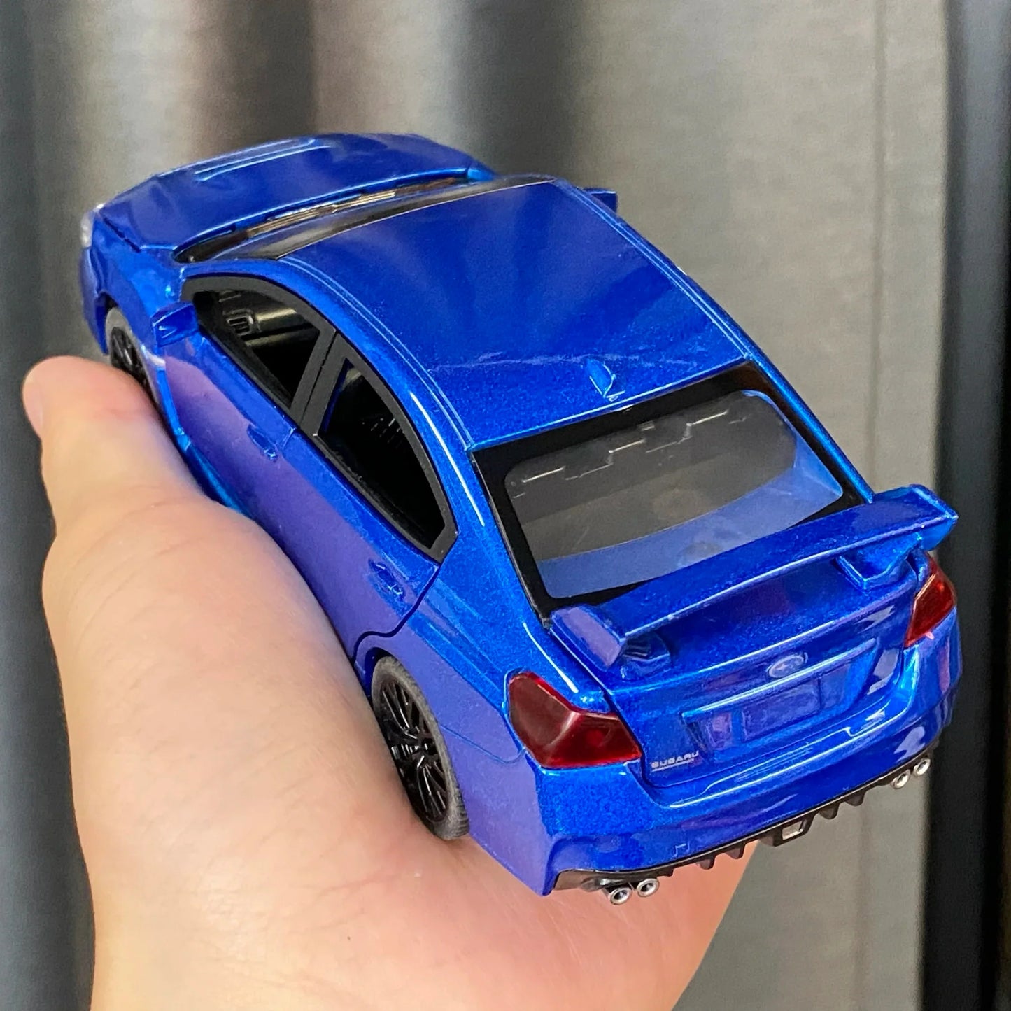 1:30 Subaru Impreza WRX STI 2020 supercar alliage moulé sous pression modèle accessoires de voiture ornements intérieurs de voiture saint valentin pour ami