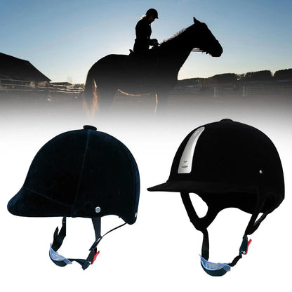 Horse Riding Helmet Equestrian Equipment Professional Lightweight,Riding Cap Riding Hat Starter Equestrian Hat Adjustable