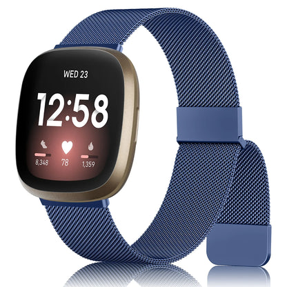 Metal Magnetic Strap For Fitbit Versa 3 4 Watchband Bracelet Wristband For Fitbit Versa Sense/sense 2 Milanese Replacement Strap