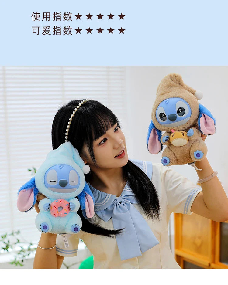 New Stitch Eat Something before Sleep Series Vinyl Blind Box Plush Pendant Cute Doll Mystery Bag Toy for Adult Birthday Gift