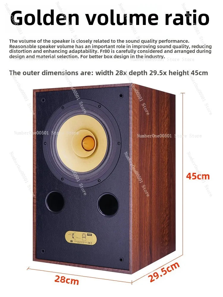 8 Inch HIFI Audiophile Full-range Speaker Home High-sensitivity Passive Audio Hi-fi