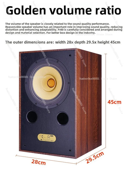 8 Inch HIFI Audiophile Full-range Speaker Home High-sensitivity Passive Audio Hi-fi