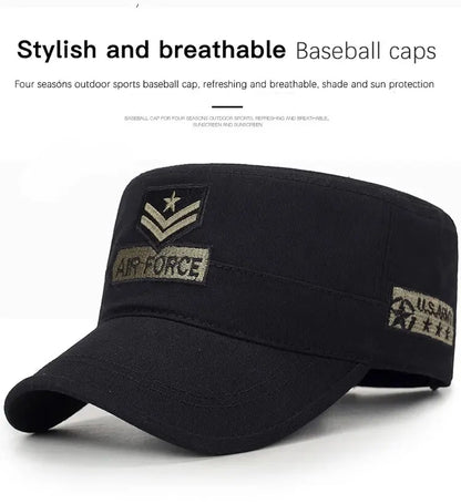 Casquette de baseball quatre saisons pour hommes, casquette brodée CamSolomon, chapeau coréen, coton, protection solaire extérieure, printemps et automne