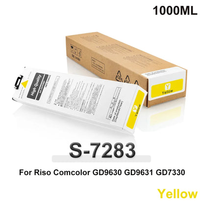 Pour cartouche d'encre Riso 7280 7281 7282 7283 7284 pour imprimantes Riso Comcolor GD9630 GD9631 GD7330 GD9630R GD9631R GD7330R