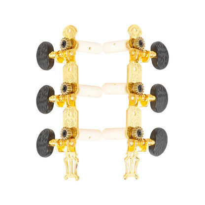 M MBAT 2 pièces chevilles de réglage de cordes de guitare classique têtes de Machine ouvertes en métal doré accordeurs guitare accessoires d'instruments de musique