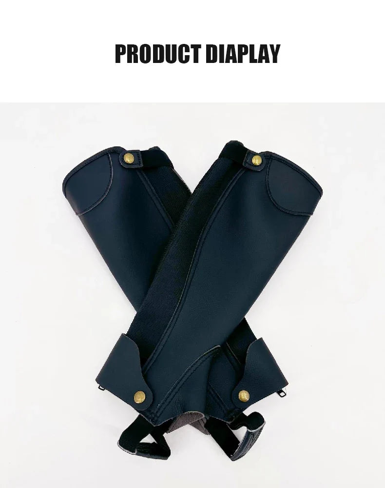 Guêtre d'équitation Pirate Knight Équipement équestre Couvre-botte en similicuir Médiéval Renaissance Steampunk