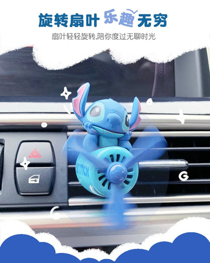 En stock Personnages Stitch Aromathérapie Voiture Montée Décoration Sortie d'air Décoration Intérieure Dessin Animé Décoration Voiture Jouet Cadeau Kawaii