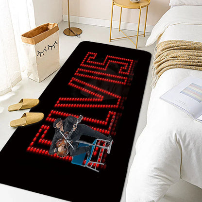 Rug for Bedroom E-Elvis Room Decorating Items Bathroom House Entrance Mat Living Room Floor Carpet Home Decorations Bathmat