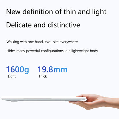 15.6 inch Intel N95 Business Laptop 16GB RAM 512GB SSD Backlit Keyboard With Fingerprint Bluetooth Camera for PS Office 365