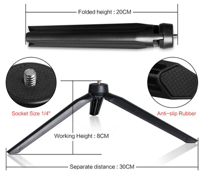 26cm (10") LED Selfie Ring Light, Photography Lighting Kit, USB Charging Lamp with Tripod for Live Video, 120 Beads