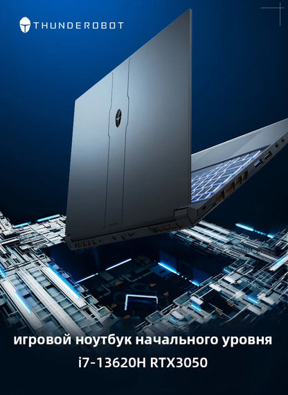 Thunderobot 911T Gaming Laptop i7-13620H RTX3050 15.6'' FHD 165Hz 100%sRGB 16G RAM 512G SSD Russian Keyboard