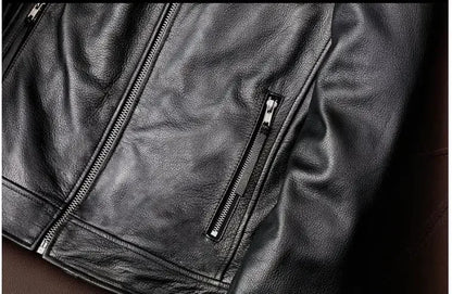 Vente en gros. Vêtements 100 % cuir de vachette véritable. Brésilien. Mode. Coupe ajustée, veste en cuir naturel. Motard homme. Clientes brasileiros