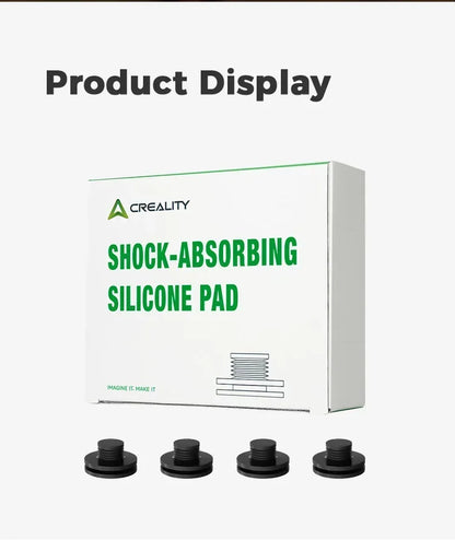 Creality 4Pcs Shock-absorbing Silicone Pad Strong Flexibility 3d Printer Parts for K1_K1 Max_K1C_Ender-3 V3_Ender-3 V3 Plus