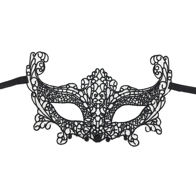 Masques de mascarade de mariage, maquillage d'halloween, dentelle, Costume noir vénitien, masque pour les yeux Vintage pour dame, robe de soirée fantaisie Cosplay