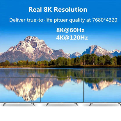 HDMI-compatible 2.1 Cable 8K@60Hz 4K@120Hz HD Splitter ARC Switch Cable for PS PS5 TV Audio Video Cabo Cable