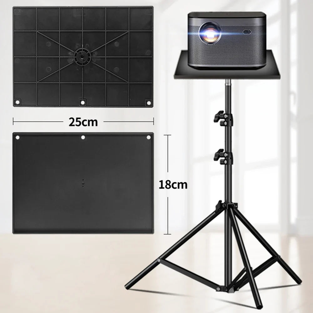 Nouveau plateau de projecteur 1 * plateau de projecteur 1/4 vis 100% tout neuf 25*18 cm cm (L * W) noir pour trépied support de haute qualité