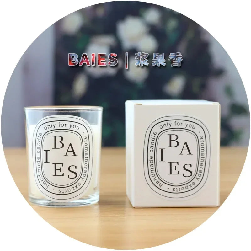Scented Aromatic Candles Guest Gift Candles Lot Wedding Candles White in Glass Jars Luxury Candle for Home Decor