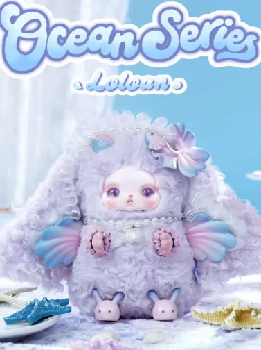 Genuine CQTOYS Loloan Ocean Series Blind Box Cute Doll Plush Handmade Ornament Gift Trend 2025 Summer