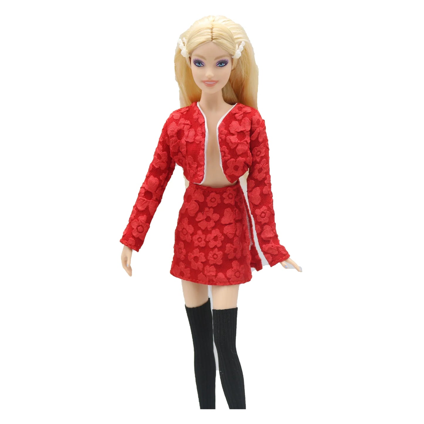 New 30cm 1/6 Doll flower Top Dress Daily Wear Accessories Clothes for Barbies doll