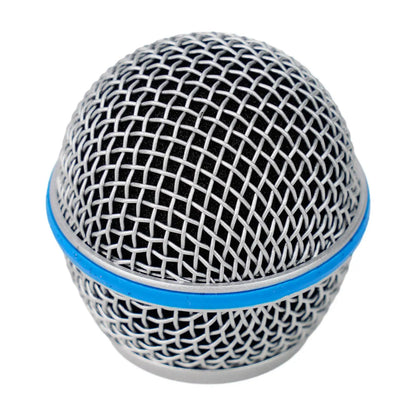 Tête de remplacement de Microphone en acier, 1 pièce, couvercle de Grille de micro pour 58 microph pour Shure Beta, accessoires de remplacement de Microphone