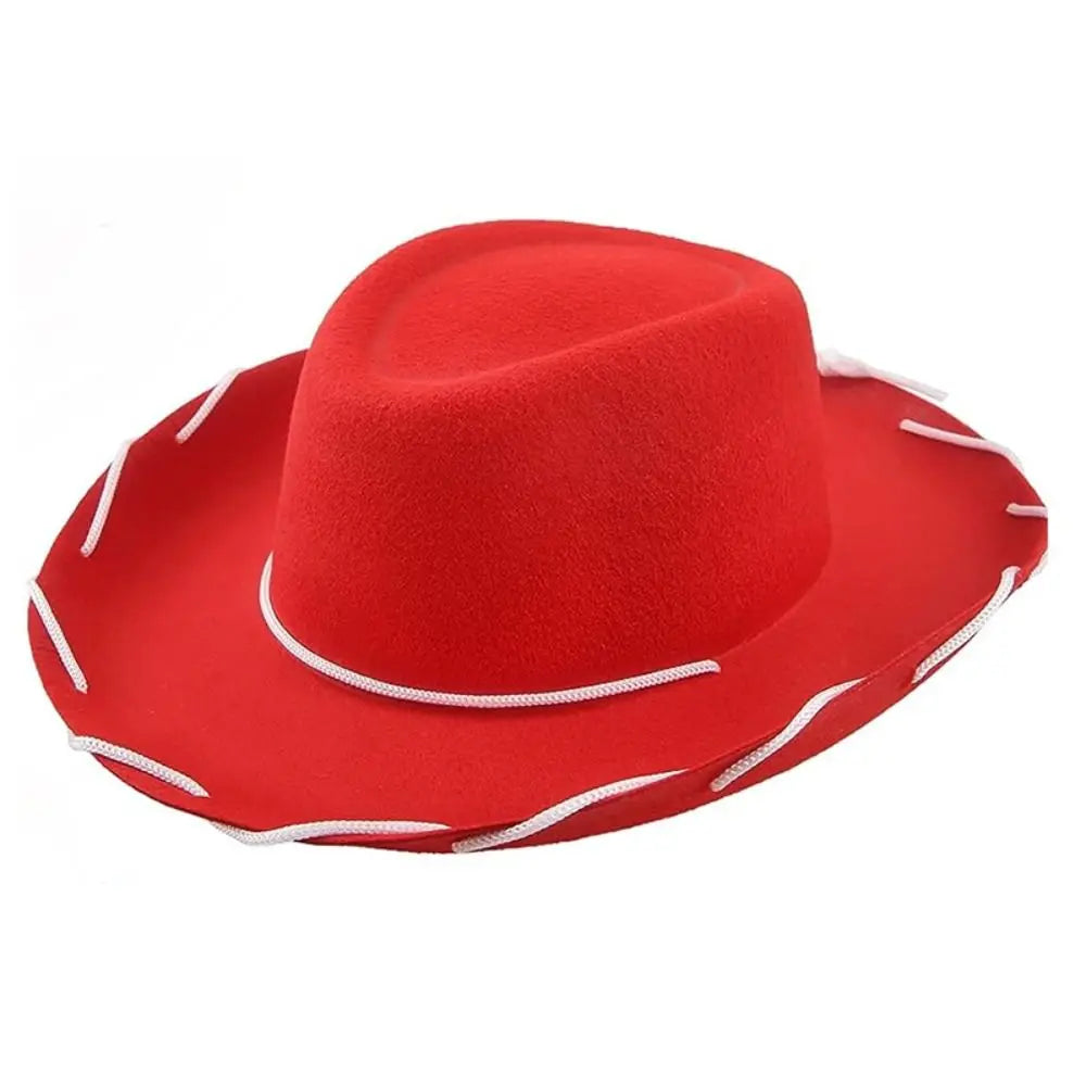 Cowboy accessory cowboy hat performance cosplay costume felt princess hat adjustable dress-up bachelorette party hat women