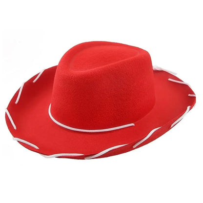 Cowboy accessory cowboy hat performance cosplay costume felt princess hat adjustable dress-up bachelorette party hat women