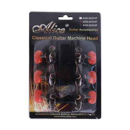 Alice AOS-022 classique JEMachine tête 1:16 avec des cordes de placage avancées Tuning Peg prédire 2 pièces/paire