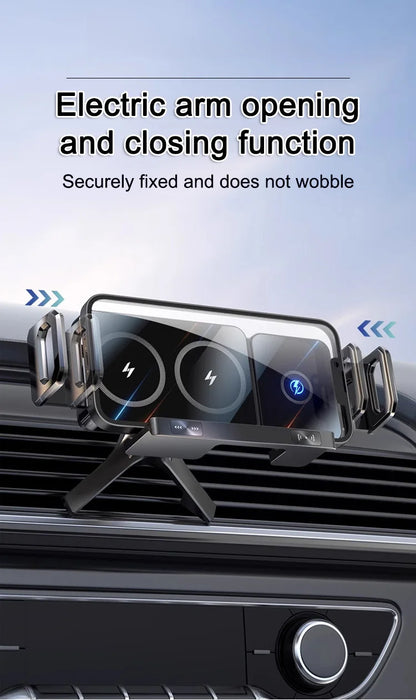 Reliable Car Mount Cell Phone Holder Durable fully motorized Silent Stable clamping Cell Phone Holder Safety Intelligent Durable