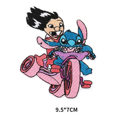 Stitchou Iron On Embroidered Clothes Patches For Girl boy kid  Clothing kawaiii Stickers Garment embroidery Wholesale