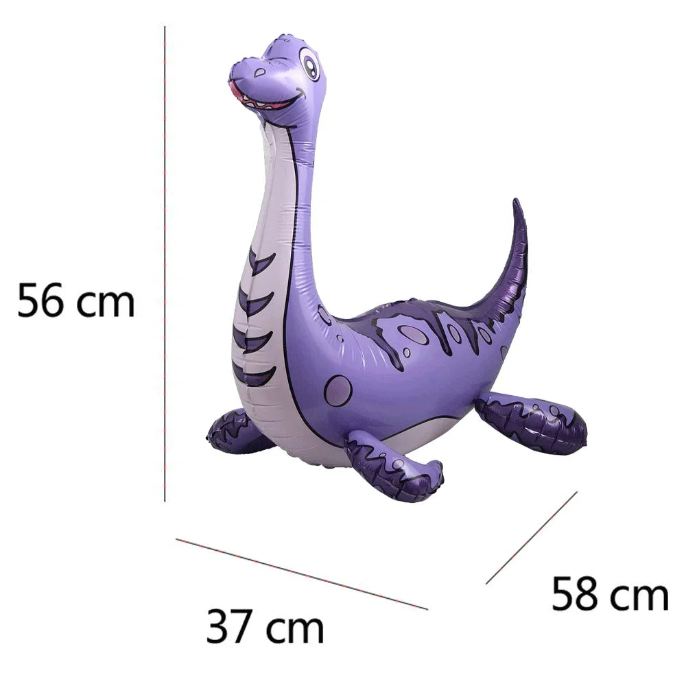 3D Self standing Dinosaur Tyrannosaurus Animal Balloons for Birthday Party Baby Shower Decoration Kit Inflatable Party Supplies