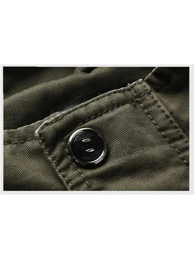 2024 New Casual Climbing pilots Jacket Men Plus Size 6XL Jaqueta Masculina working clothes Spring Autumn Cargo Mens Jackets Coat