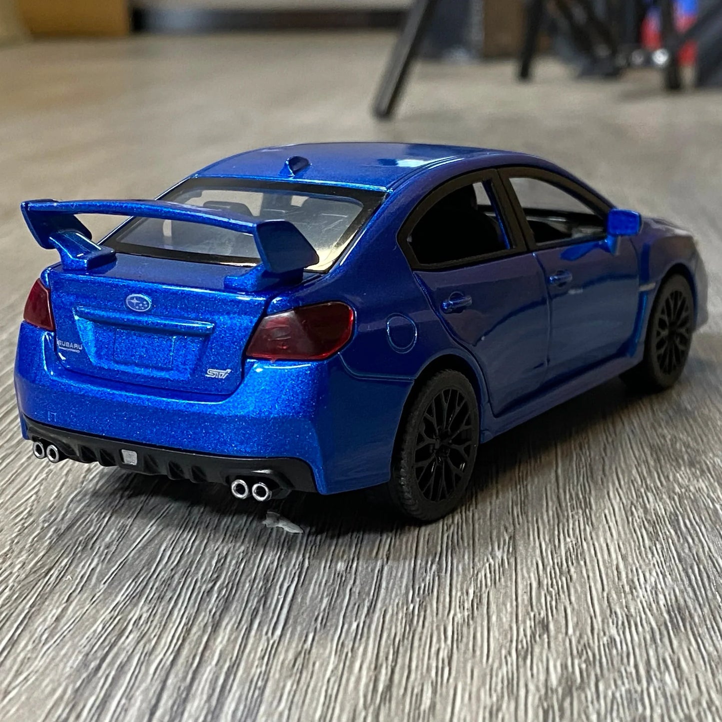 1:30 Subaru Impreza WRX STI 2020 supercar alliage moulé sous pression modèle accessoires de voiture ornements intérieurs de voiture saint valentin pour ami