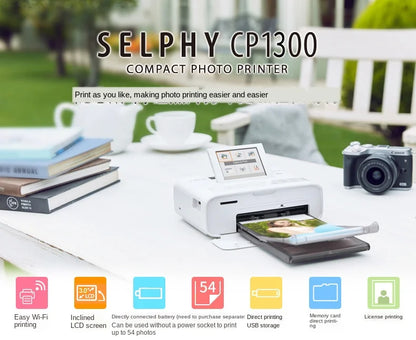 Photo Printer Wireless Connection To Print CP1300 Small Photo Printer Can Print Stickers