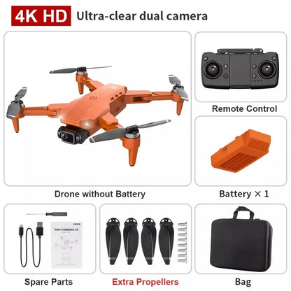 Drone L900 Pro 4K professionnel 5G GPS HD double caméra photographie sans balais pliable quadrirotor RC distance 1.2KM drones jouets