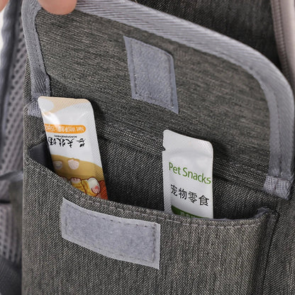 Pet Backpack Portable Travel Dog Cat Backpack Large Capacity Portable Travel Bag, Pet Carrier for Cats and Dogs
