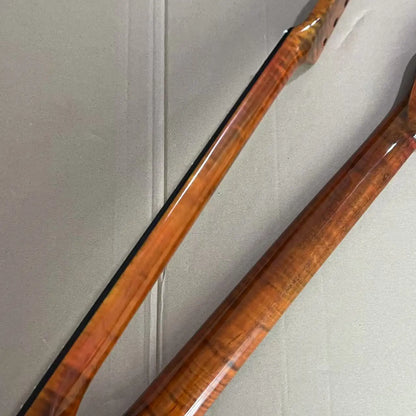 Manche de guitare en érable flammé de style TL |   Finition Sunburst |   Fretboard palissandre 22 frettes |   Cou brillant |   Échelle 25,5" talon 56 mm