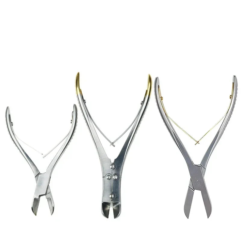 Ciseaux orthopédiques coupe-os, ciseaux à os à articulations simples/doubles, Instruments de chirurgie orthopédique vétérinaire, 1 pièce pour animaux de compagnie