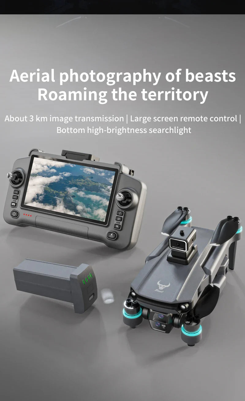 Drone GPS avec écran tactile caméra EIS Anti-secouement 8K Drones aériens sans brosse 5G GPS 8K caméras HD grand UAV Dron RC quadrirotor