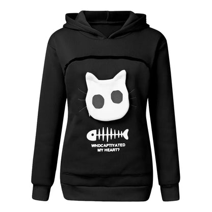 Hot Carry Pet Pocket Sweatshirt Winter Animal Pouch Hood Tops Kat Hond Keep Warm Ademend Hooded Kat Carriers Zakken Kat levert